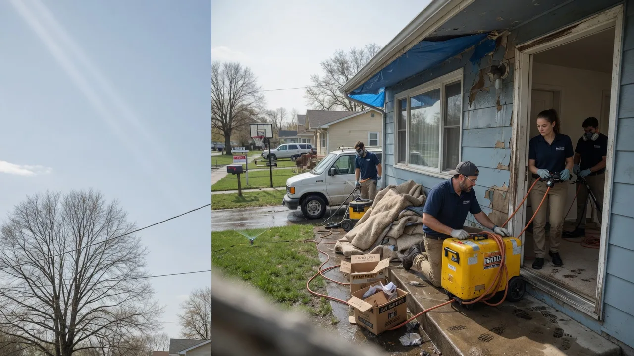 Basement Flood Cleanup in Palmer, IL near me